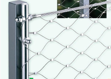 316 litros malha de aço inoxidável da corda de fio da categoria para o jardim zoológico do animal da proteção