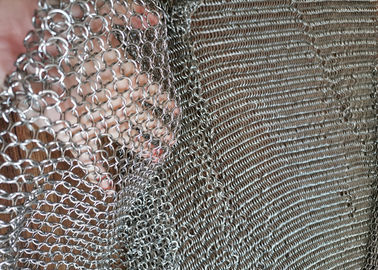 Anti uso de aço inoxidável da malha de Chainmail da malha do anel do metal do corte para salões de exposição