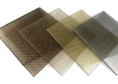 A tela decorativa do metal laminou PVB de vidro para divisores de sala do hotel