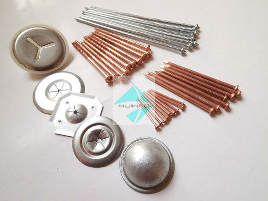 o metal 10Ga flangeou os pinos da soldadura de parafuso prisioneiro do CD, pinos chapeados de cobre da solda para Marine System