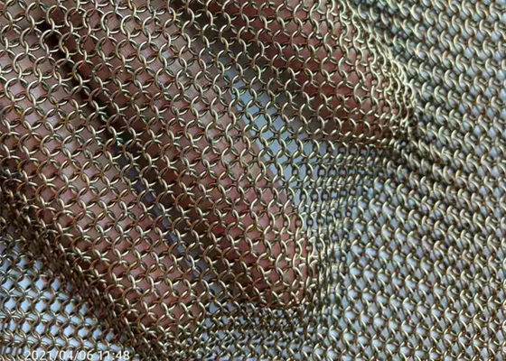 Correio de corrente soldado Mesh For Security Gloves Clothes do diâmetro de fio de 0.53mm