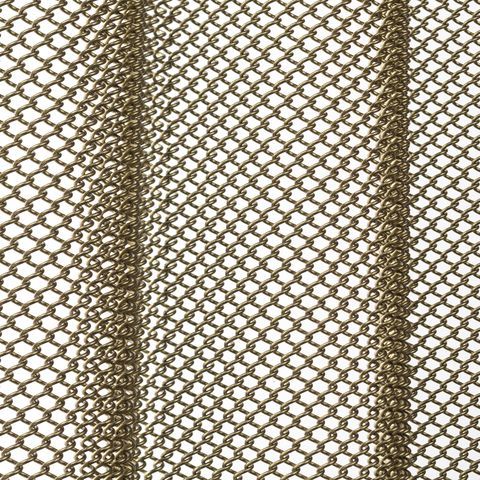 Cortina de alumínio da rede de arame do metal da bobina com revestimento da superfície do costume para a decoração