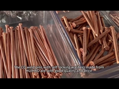 pinos de soldagem de isolamento cd utilizados com uma soldadora de pinos de cd para isolamento acústico marinho