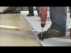 Placas de costura TPO utilizadas para a fácil instalação de telhados de camada única TPO