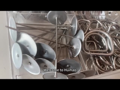 SS 304 Ancoras de laço e lavadora de SS para travesseiros de isolamento e chapéus de isolamento